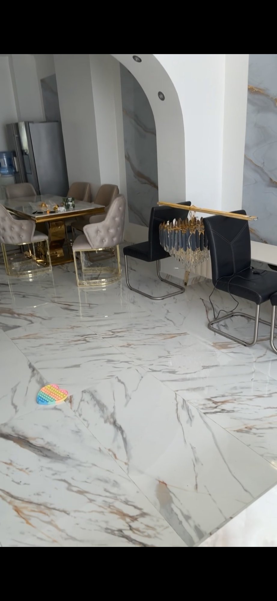 Carrelage grand format marbre