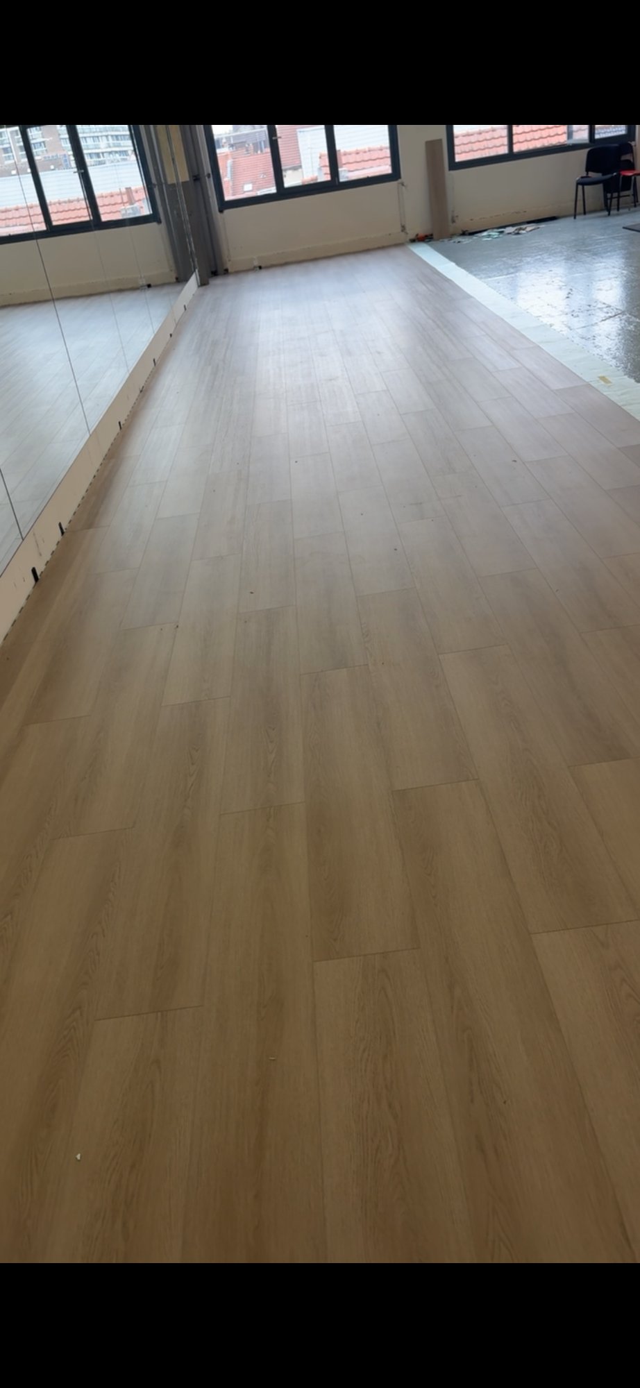 Sol vinyle salle de danse